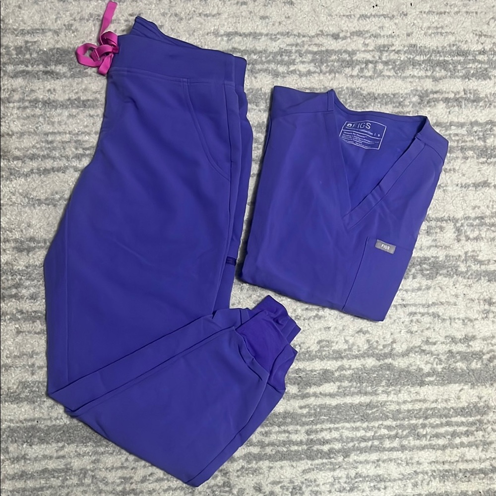 Figs scrub set amethyst